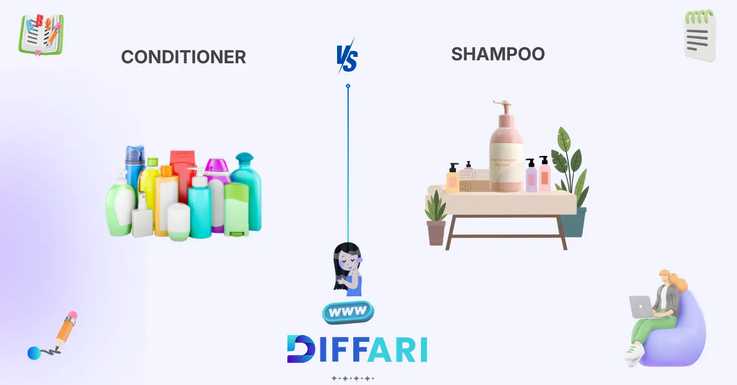 difference between conditioner and shampoo