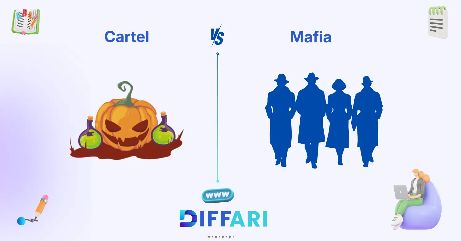 difference between cartel and mafia
