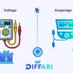 difference between voltage and amperage