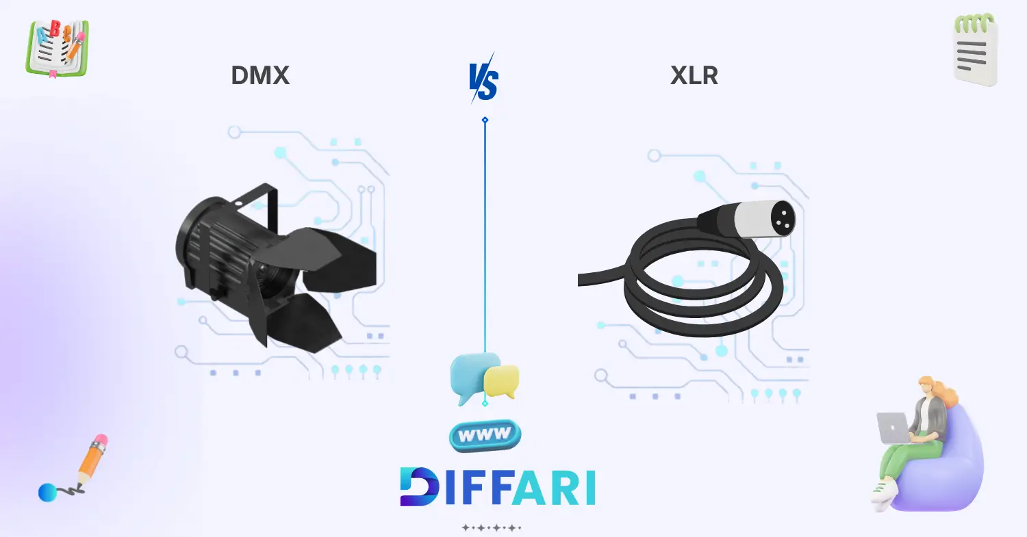 difference between dmx and xlr