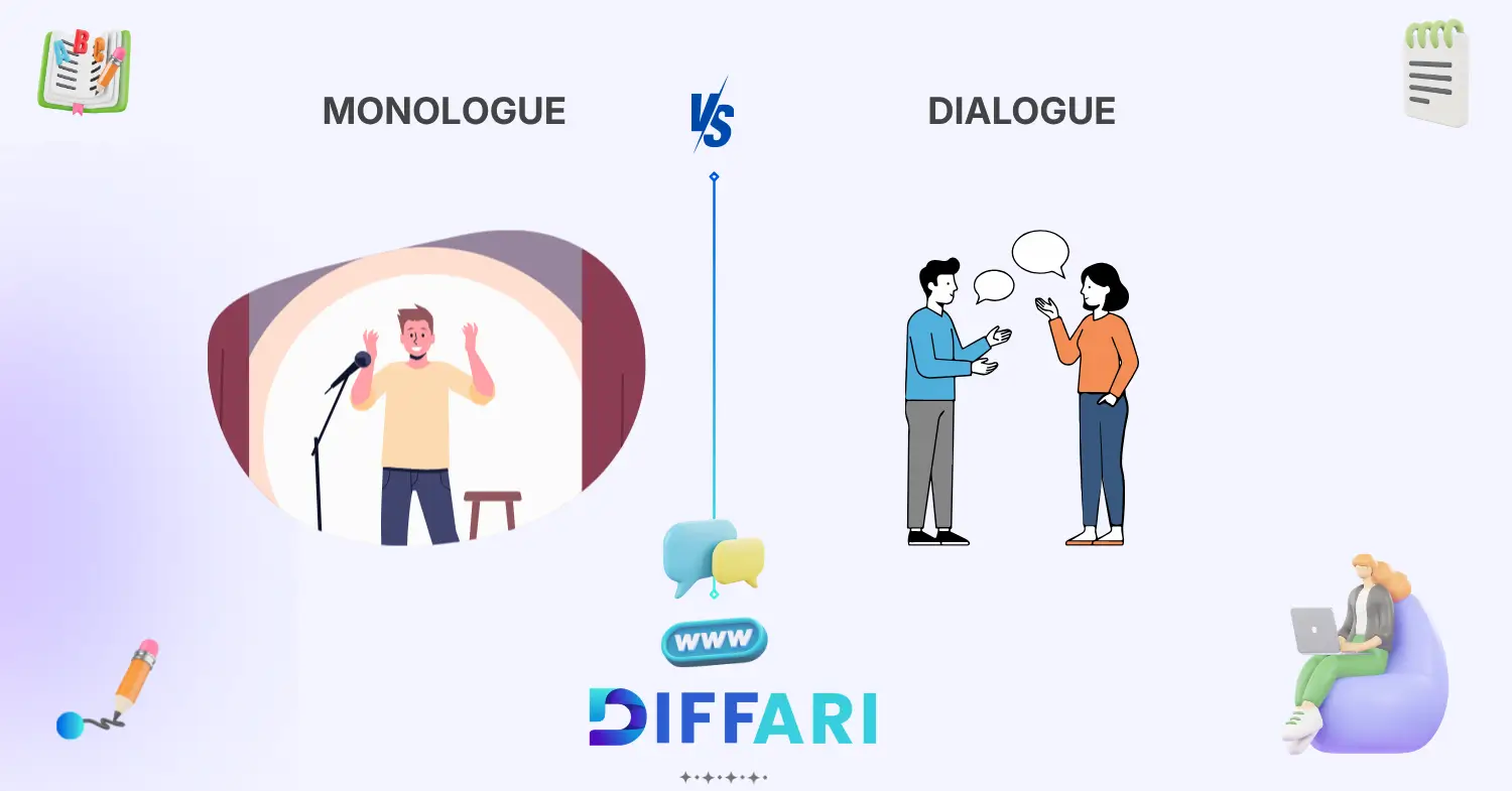 difference between monologue and dialogue