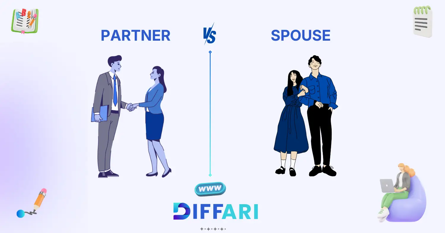 difference between partner and spouse