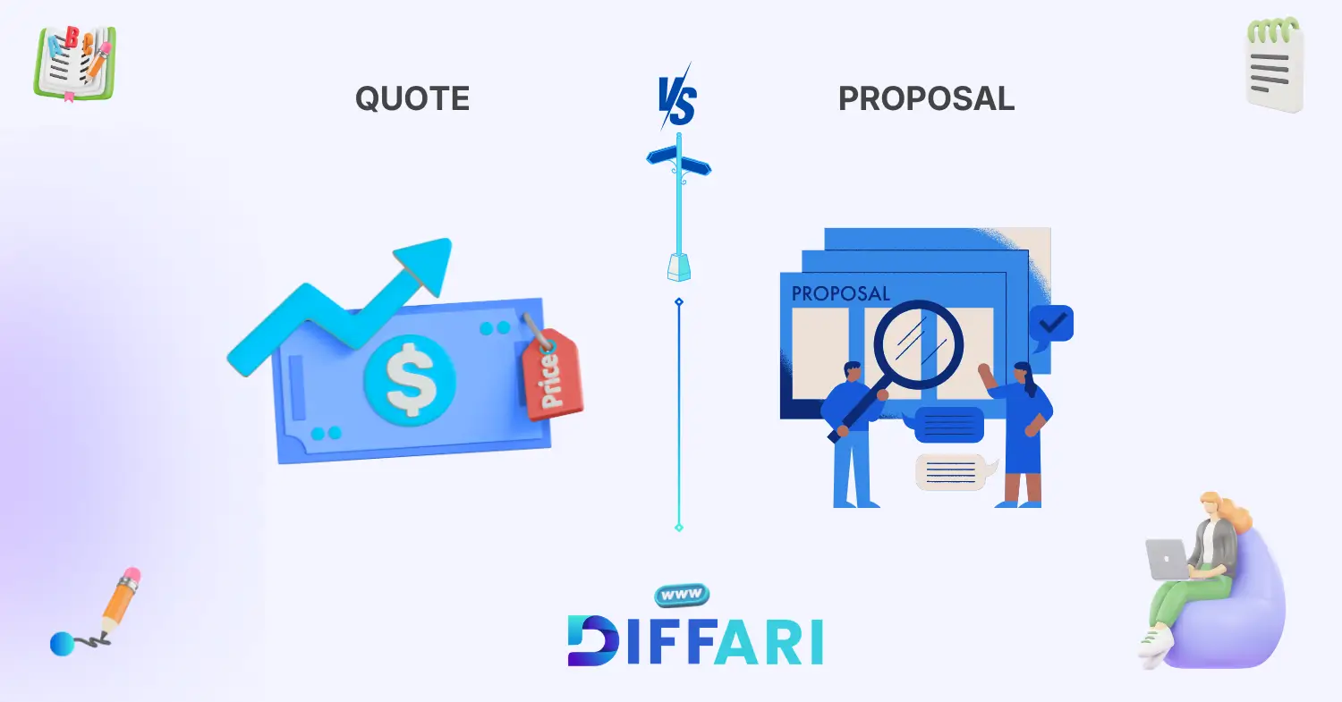 difference between quote and proposal